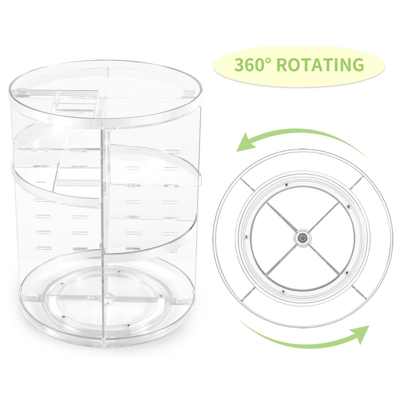 360° Draaiende Make-up Organizer