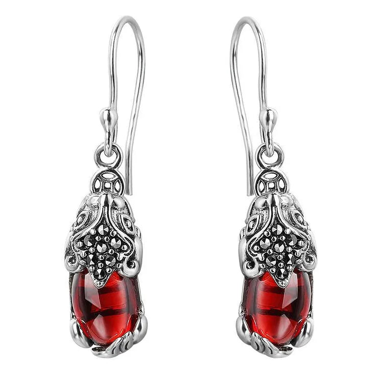 Zilveren Oorbellen met Mythisch Dier – Aelora