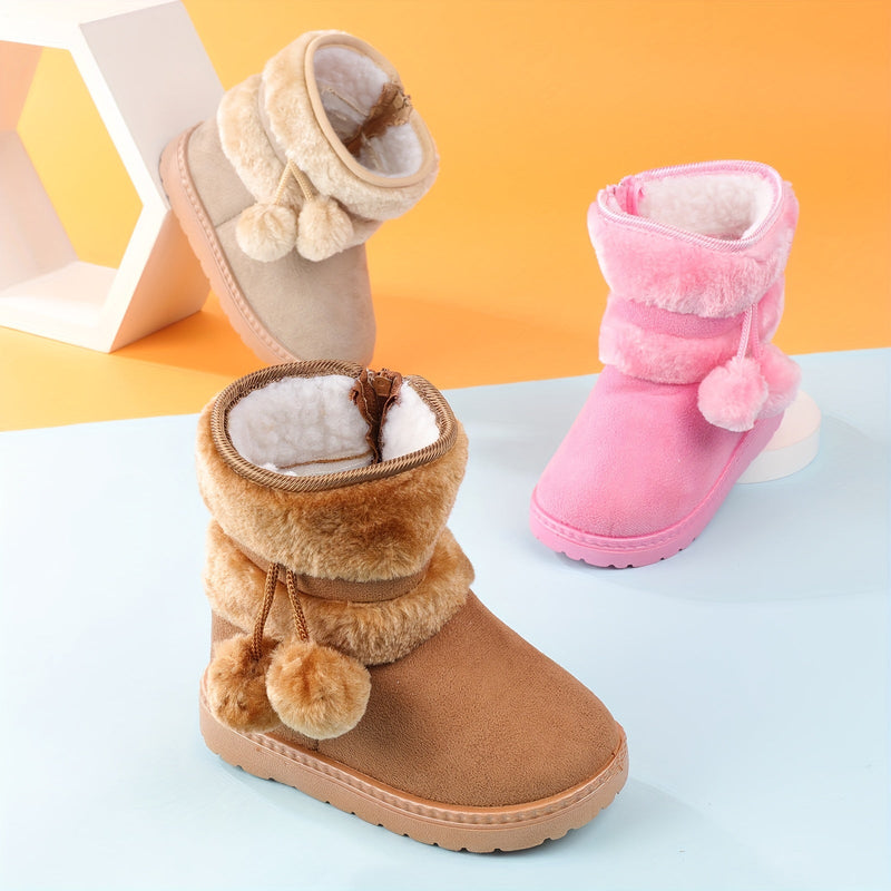 Schattige Pluche Boots voor Meisjes - Voor Warmte en Comfort