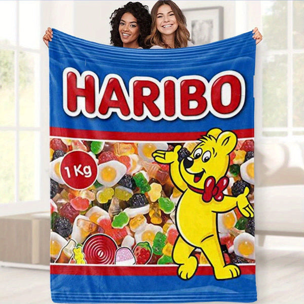Haribo Snoepjes Deken – Zacht en Kleurrijk voor Kinderen