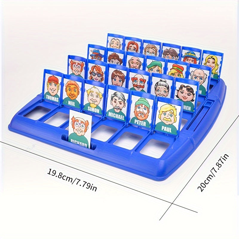 Wie Is Het? - Klassiek Raadspel voor Familieplezier
