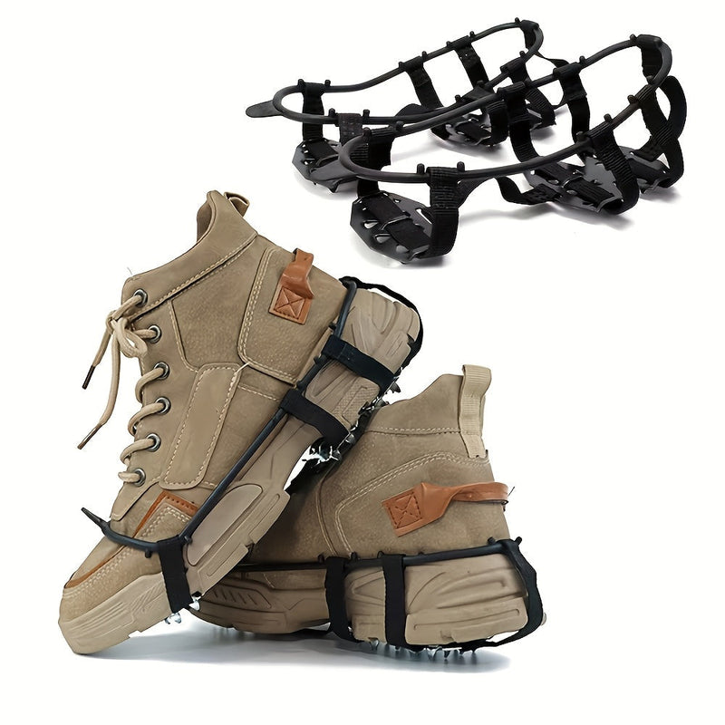 24-Tand Anti-Slip Crampons – Perfect voor Wandelen, Klimmen en Wintersport