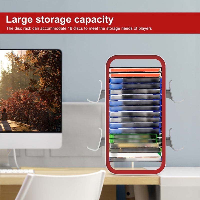 Universele Game Disc Opberghouder en Controller Display Stand – Voor PS5, PS4, Switch en Xbox