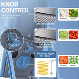 Multifunctionele Groentesnijder – Veilig, Verstelbaar en Met Grote Opvangcapaciteit