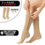 Orthopedische compressiekousen met rits - ComfortZip