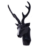 3D Hertenkop Sculptuur voor een Majestueuze Sfeer – RegalDeer