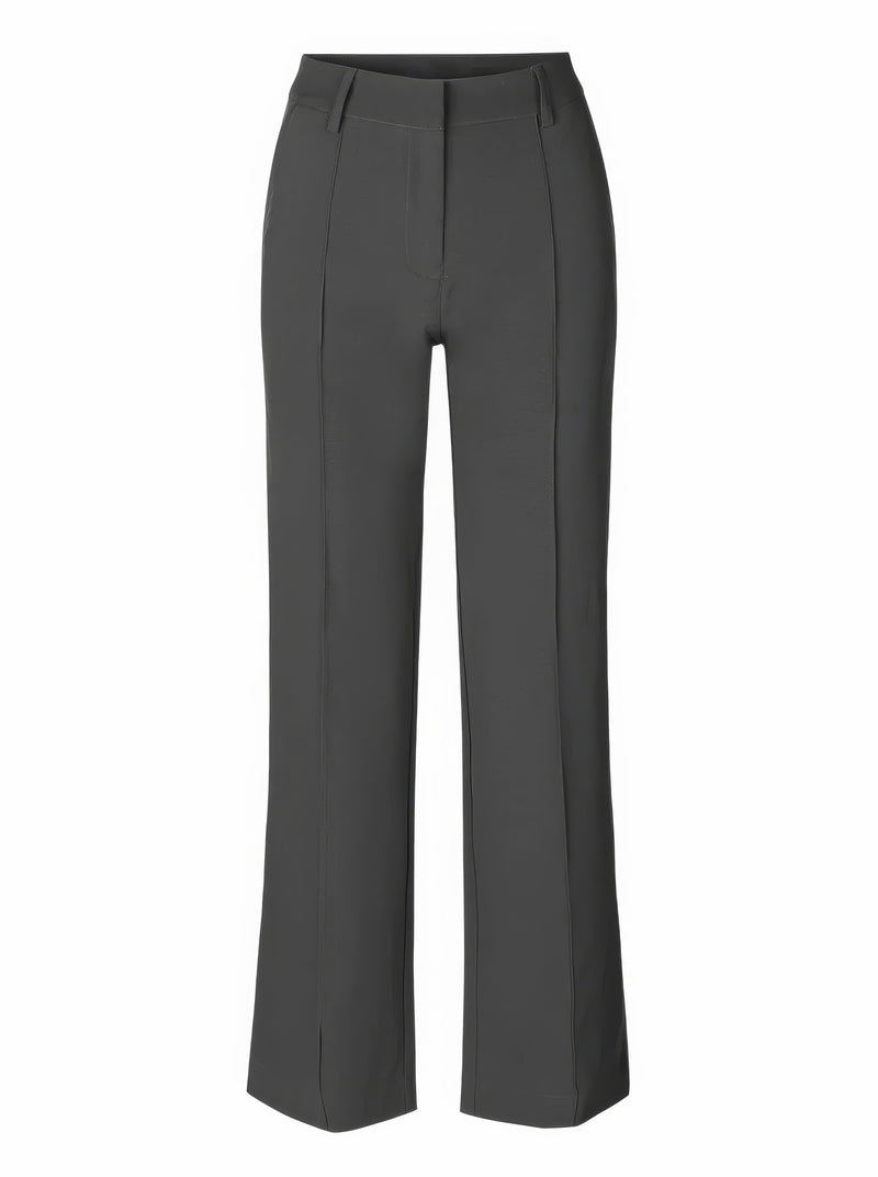 Beau | Hoge Taille Pantalon Met Rechte Pijpen