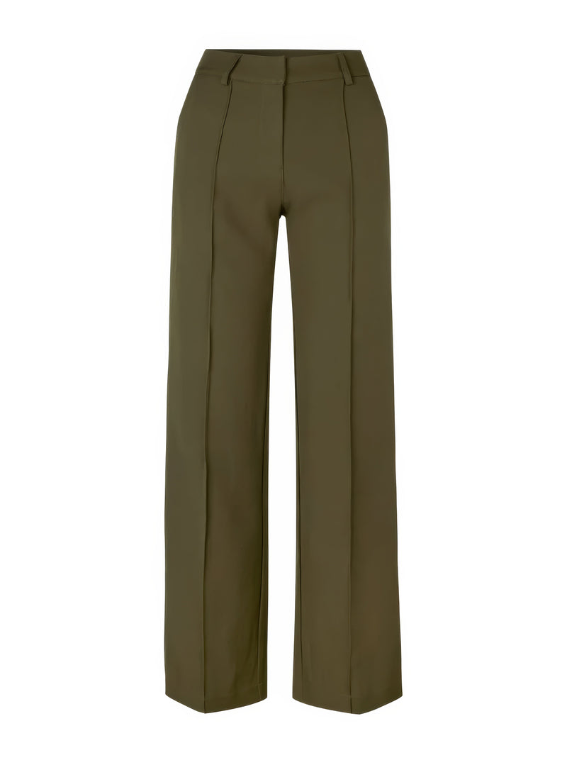 Beau | Hoge Taille Pantalon Met Rechte Pijpen