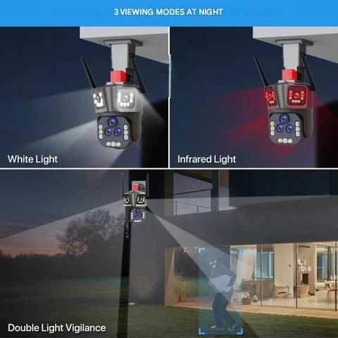 10K WLAN-Beveiligingscamera met 20MP, 20x Zoom – DualGuard Ultra 10K