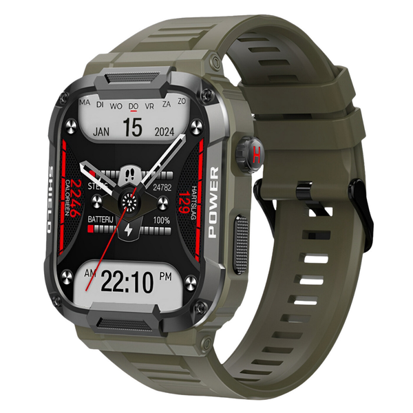 Robuuste Smartwatch voor heren - IronPulse X1