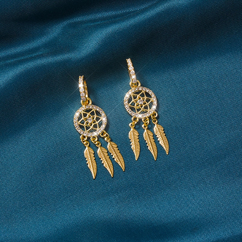 Evani️ | Elegante verfijning met 14-karaats gouden oorbellen