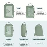 TravelSmart Compressie Reisorganizer Set – Efficiënte Bagageoplossing