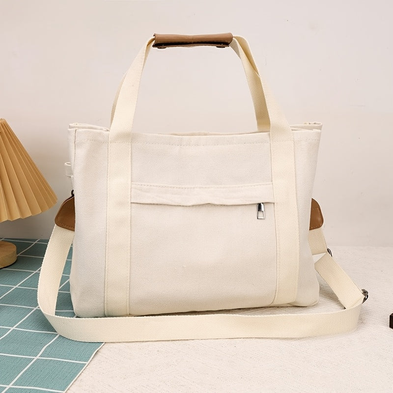 ComfortCarry Dames Tote Tas – Lichtgewicht met Afneembare Band en Veel Opbergruimte