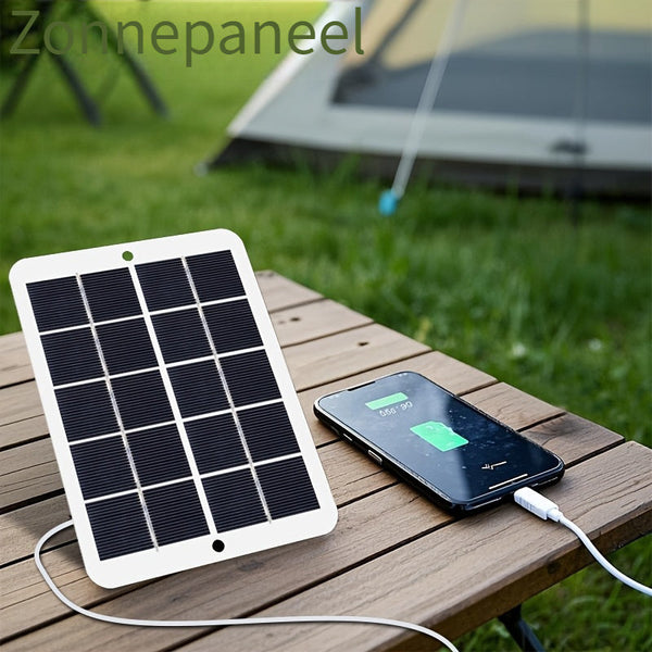 Draagbaar Zonnepaneel met USB – Altijd en Overal Energie