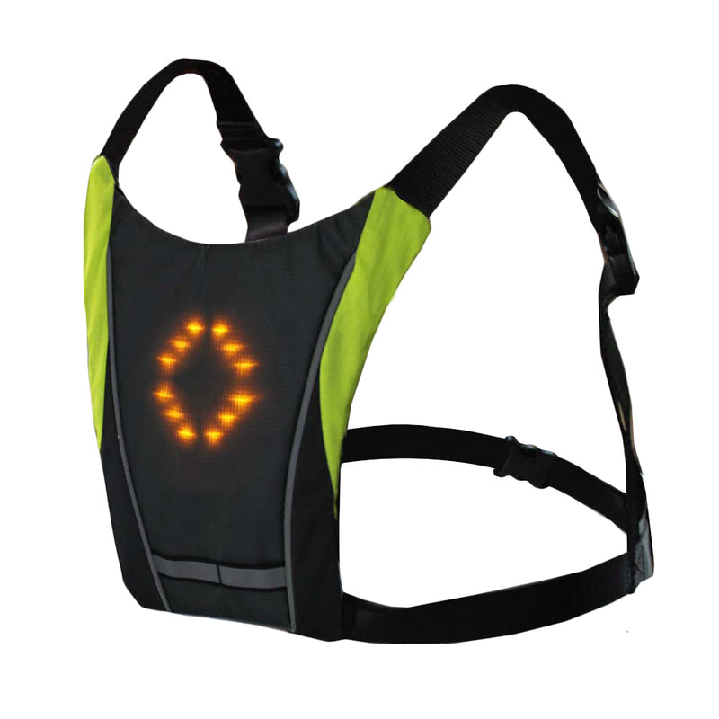 CycleBright Vest - Veilig en Zichtbaar Fietsen met Richtingaanwijzers