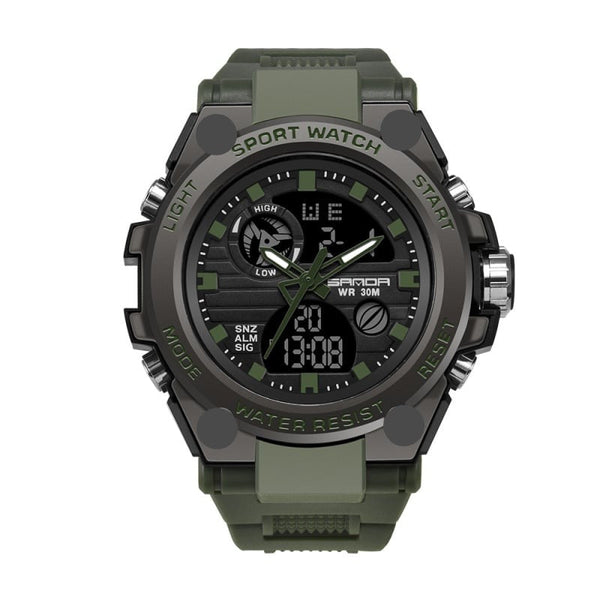⌚Sportieve Dual-Display Mode Multifunctionele waterdichte verlichte herenarmbandhorloge