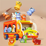 Educatieve Circus Dieren Vrachtwagen - Voor Creatief Spel en Leren