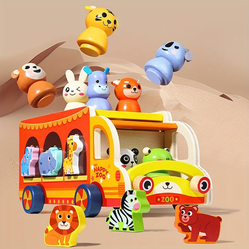 Educatieve Circus Dieren Vrachtwagen - Voor Creatief Spel en Leren