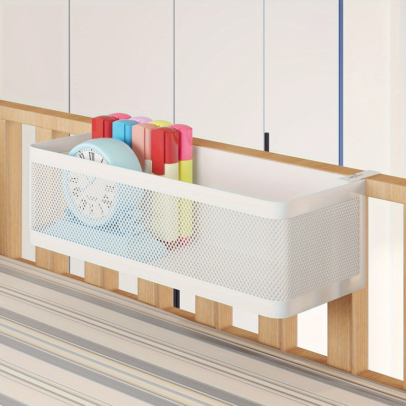 Verstelbare Metalen Opbergmand met Haken - Handige Oplossing voor Organisatie