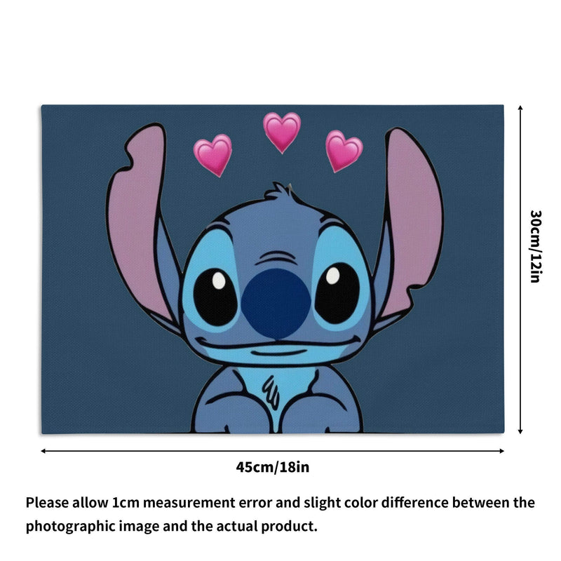 Disney Stitch Placemat – Schattige Cartoon voor Keuken en Tafeldecoratie