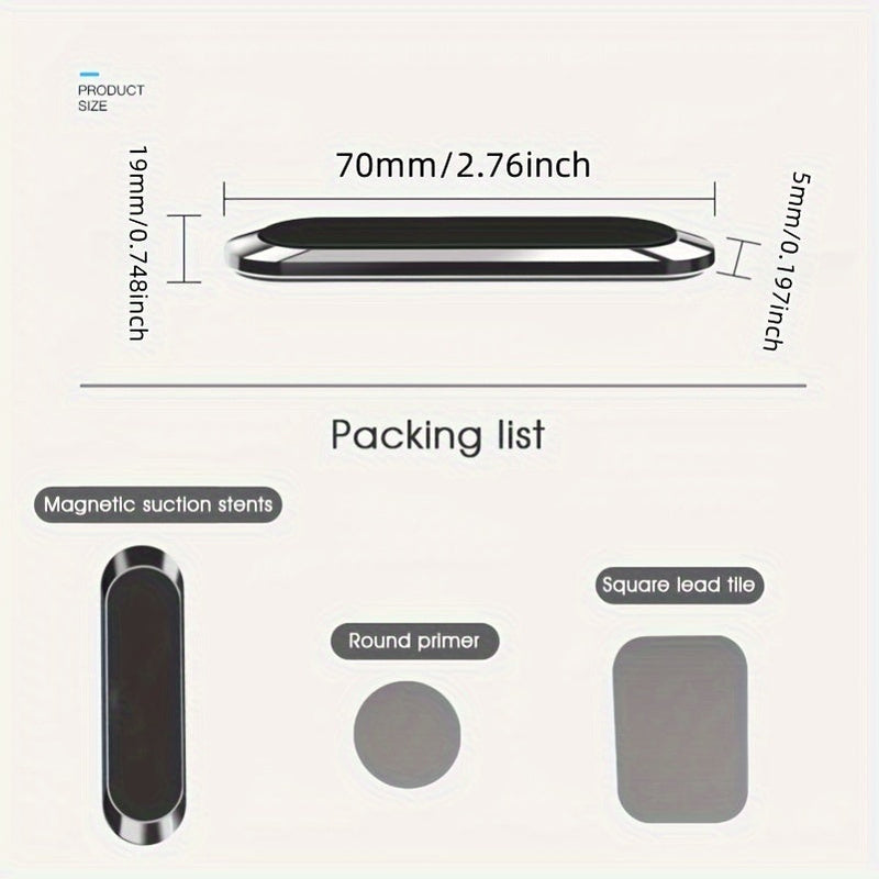 Strakke Magnetische Auto Telefoonhouder – Stevige Grip en Minimalistisch Design