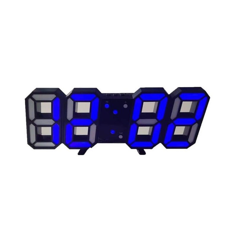 Digitale 3D LED Wandklok – Modern ontwerp met dimfunctie en optimale zichtbaarheid