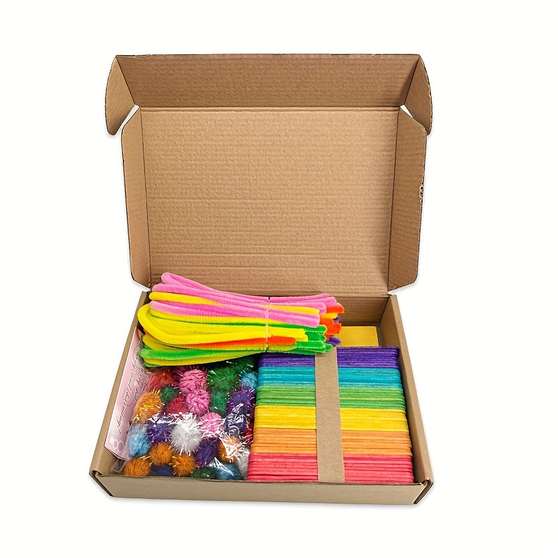 Creatieve DIY Knutselset voor Kinderen – Educatief Speelgoed met Diverse Materialen