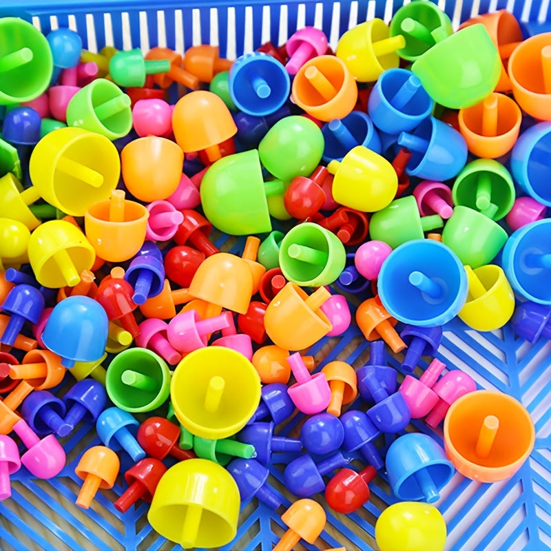 Educatieve Plastic Bouwblokjes – Stimuleer Creatief Denken en Kleurherkenning