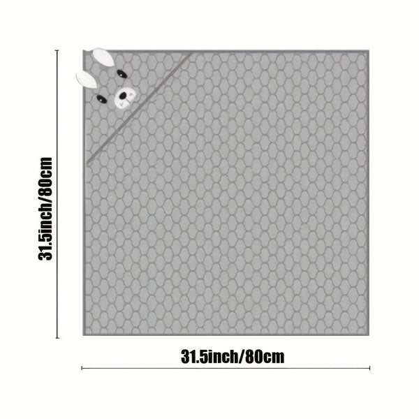 Zachte Kinder Capuchon Handdoek met Dierenontwerp - Absorberend en Comfortabel