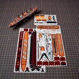 Titanic 3D Metalen Model Kit – Gedetailleerd DIY Model voor Creatieve Knutselaars