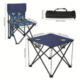 Opvouwbare Tuinset met Tafel en Stoelen – Draagbaar voor Kamperen en BBQ