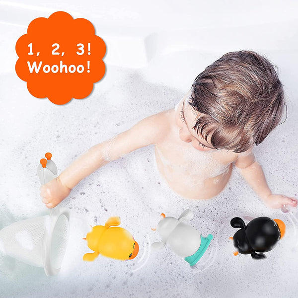 DuckPlay - Set van 3 Zelfzwemmende Badeendjes