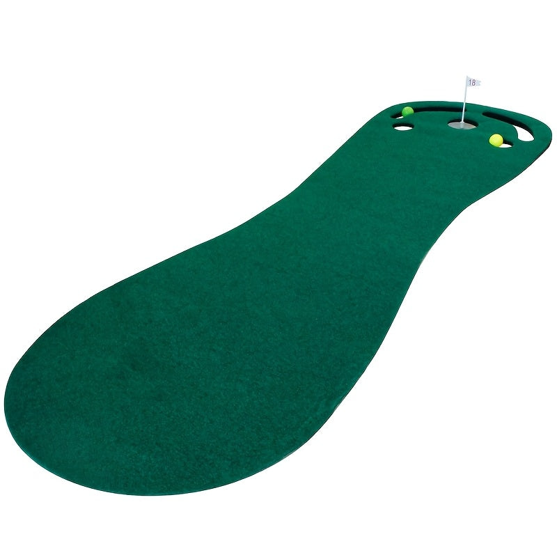 Draagbare Golf Putting Mat 91×274 cm | Indoor & Outdoor Puttingmat | Dual-Color Ontwerp met Viltstructuur