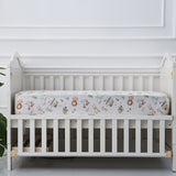 Zachte Dierenprint Wieg Lakens – 4-Delige Set voor Comfort en Stijl in de Babykamer