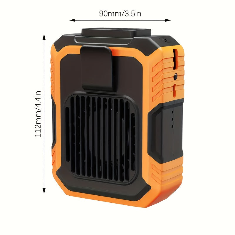 USB Oplaadbare Heupventilator – Draagbaar met Drie Snelheidsinstellingen