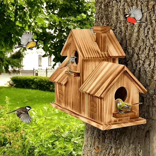 Rustiek Vogelhuisje - Voor een Charmante Tuinervaring