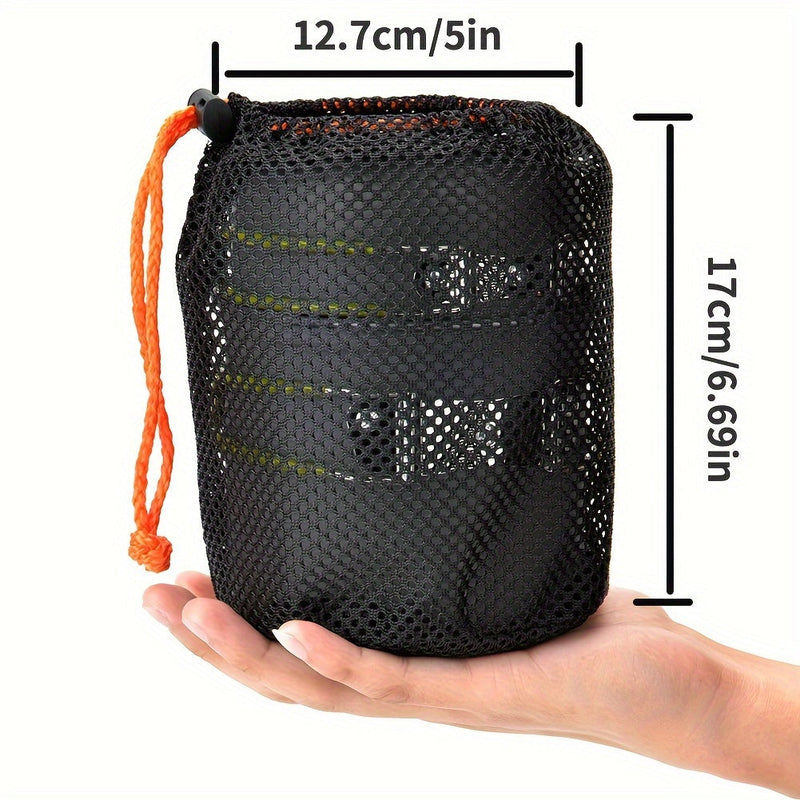 Opvouwbare Kookset van Aluminium Legering – Lichtgewicht en Duurzaam voor Kamperen, Hiking en Picknicken