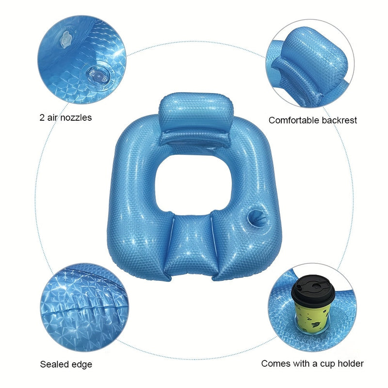 PearlFloat Opblaasbare Lounge – Comfort en Stijl op het Water
