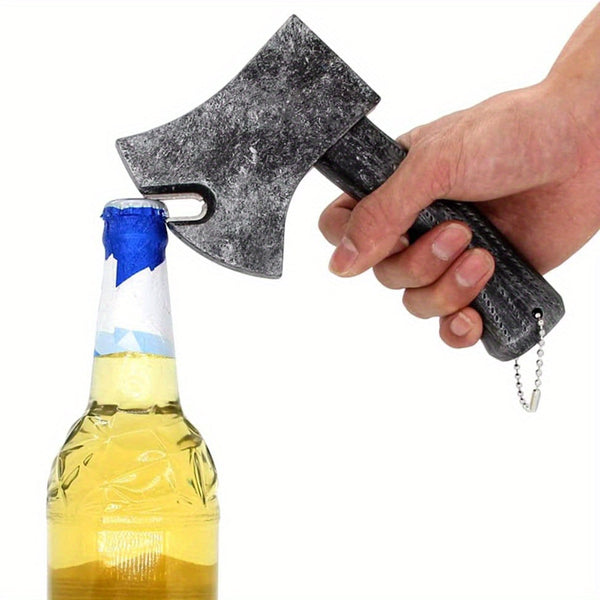 Battle Axe Flesopener – Robuust Ontwerp met Textuur Handgreep
