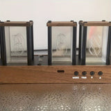 Moderne Retro Buis Klok – RGB LED Digitale Klok voor Unieke Interieurdecoratie