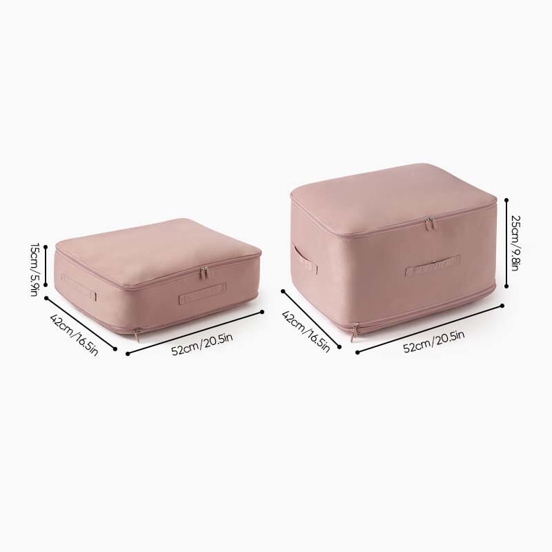 Extreem ruimtebesparende, zelfcompressie organizer