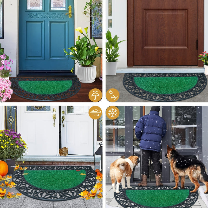Zware PVC Deurmat – Antislip en Absorberend voor Grote Deuren