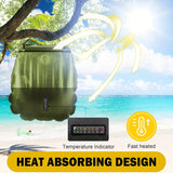 SunnyFlow Zonne-douchezak – Praktisch, Lekvrij en Met Temperatuurmeter