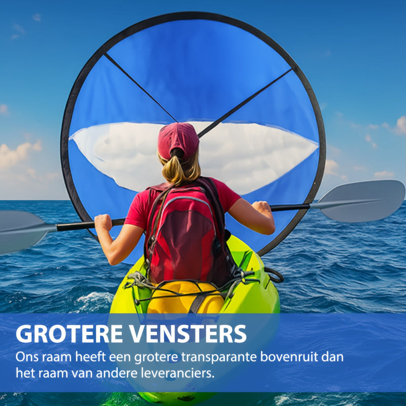 SpeedSail Opvouwbaar Kajakzeil – Efficiënt en Makkelijk in Gebruik