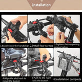 Opvouwbare Fietsmand – Hoge Capaciteit en Stevige Draagcapaciteit voor Fietsen en Dieren