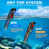 AquaClear Snorkelset – Lekvrij, Comfortabel en Met Groot Zicht