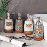 Vintage Keramische Zeepdispenser – 420ml voor Keuken of Badkamer