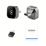 2-in-1 Draadloze CarPlay & Android Auto Adapter – Plug & Play Snel Verbonden