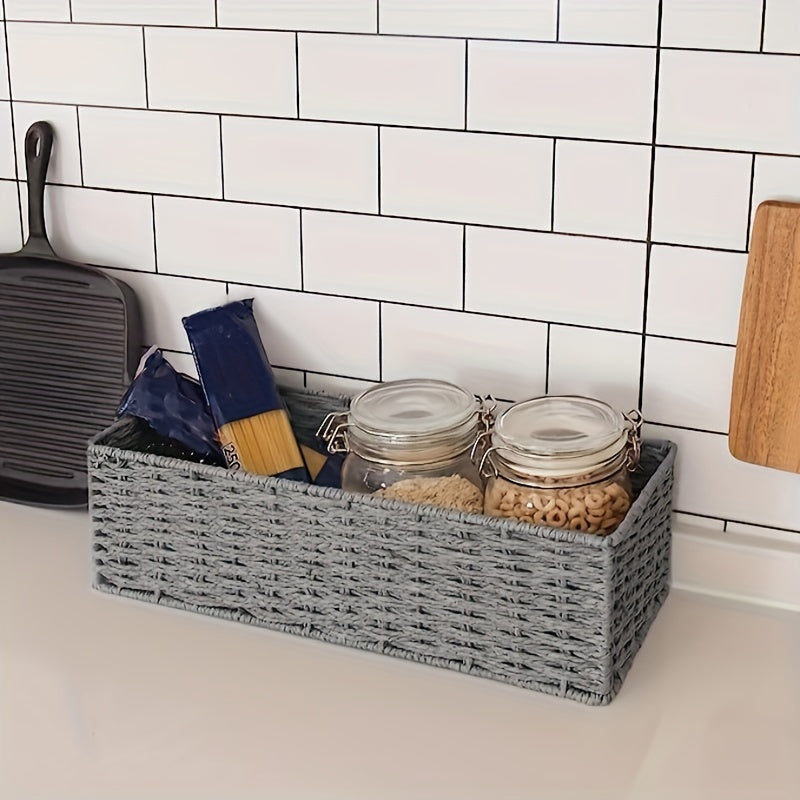 Geweven Opbergmand voor Toiletpapier - Praktisch en Duurzaam