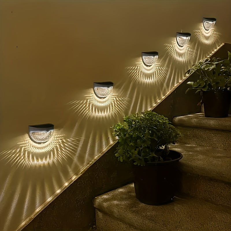 SolarGlow Halfronde LED Hekverlichting – Elegant en Duurzaam